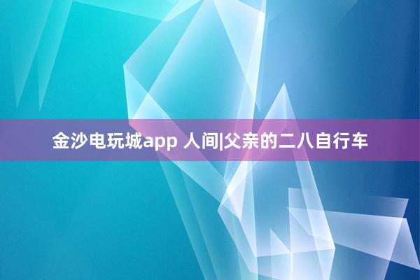 金沙电玩城app 人间|父亲的二八自行车