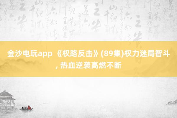 金沙电玩app 《权路反击》(89集)权力迷局智斗， 热血逆袭高燃不断
